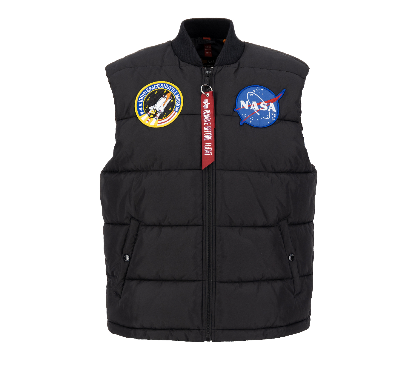 vesta Puffer Vest NASA black
