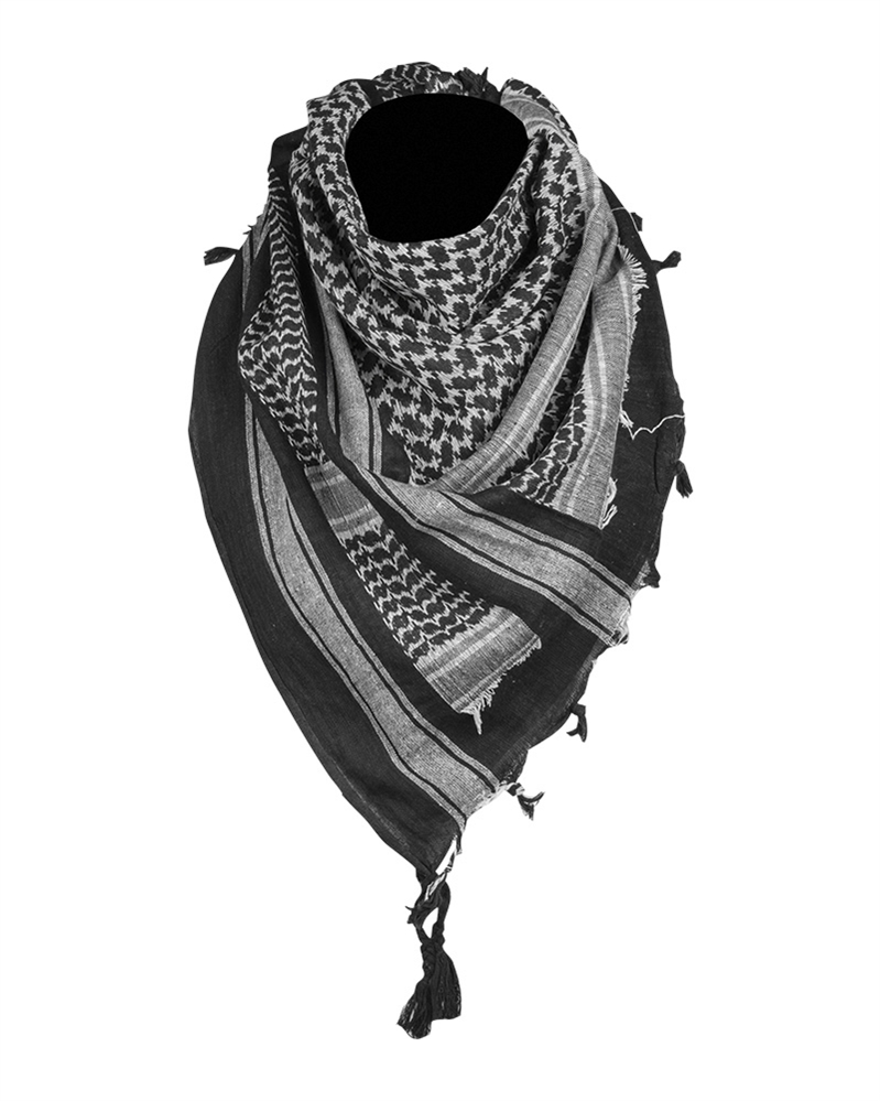 šátek Shemag černo/bílý 110 x 110 cm