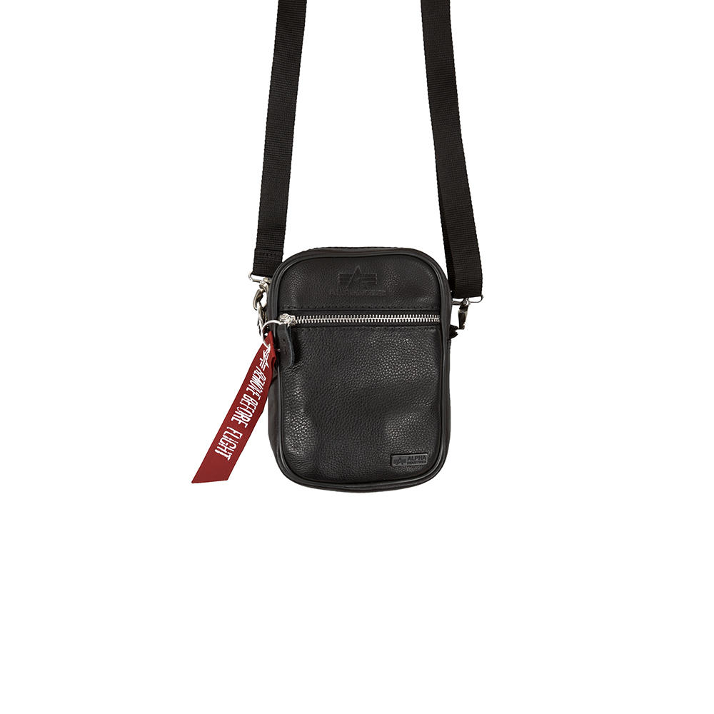 taška RBF Leather Utility Bag black