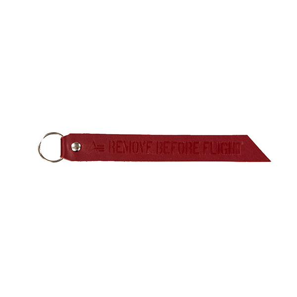 klíčenka RBF Leather Keyring red
