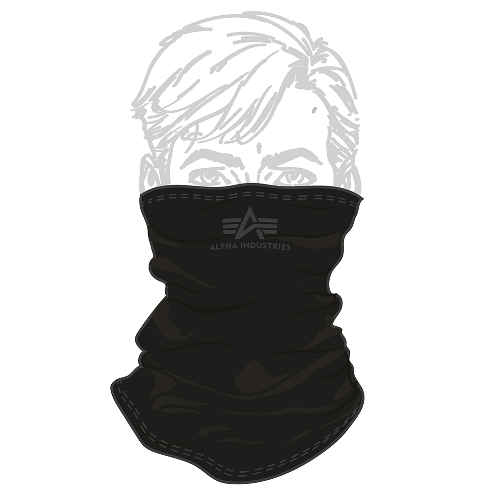 šátek na obličej Basic SL Tube Mask black/greyblack