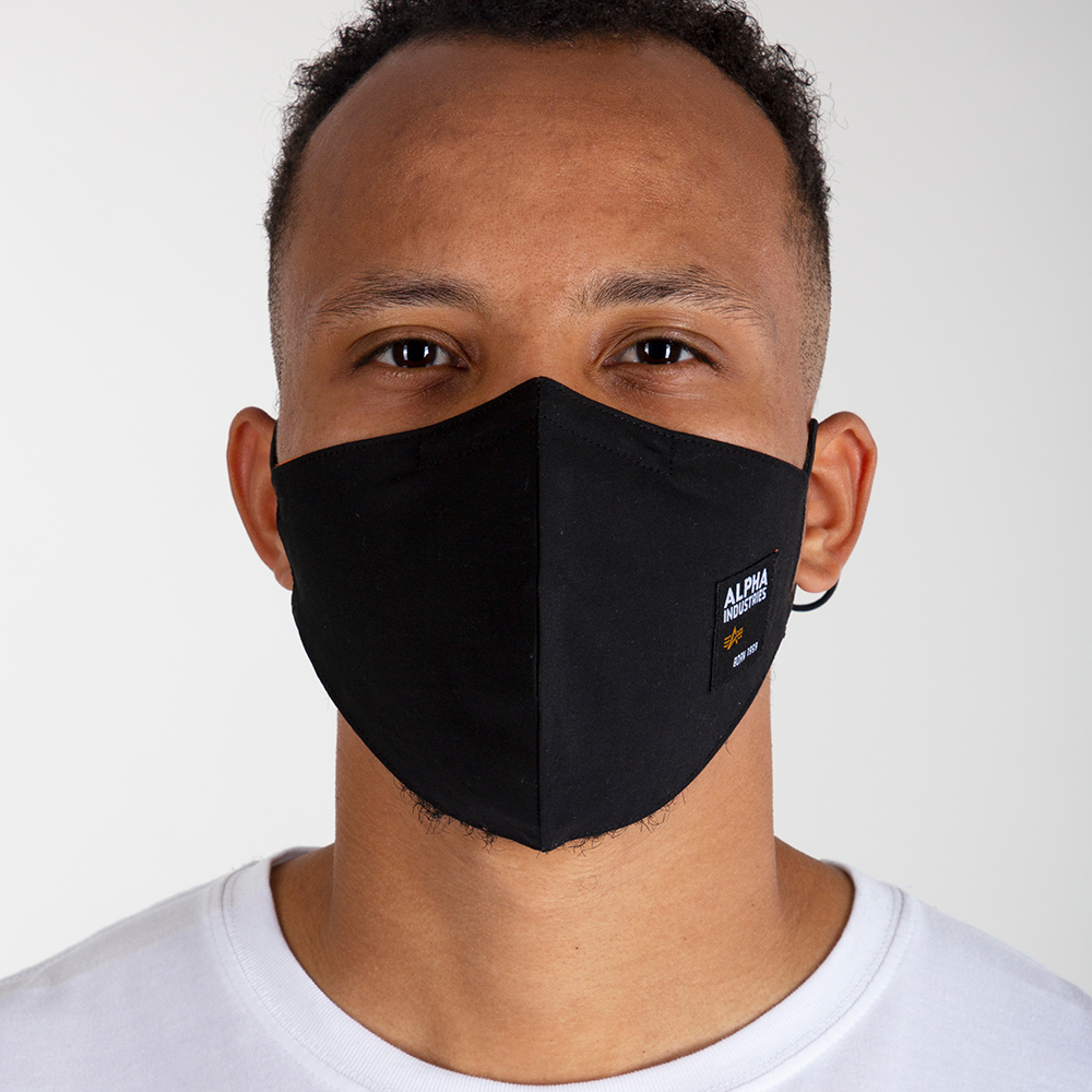 rouška Label Face Mask černá