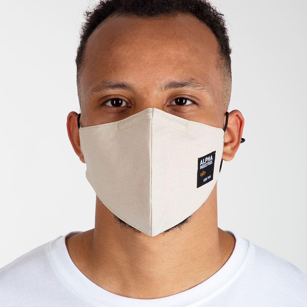 rouška Label Ripstop Face Mask písková