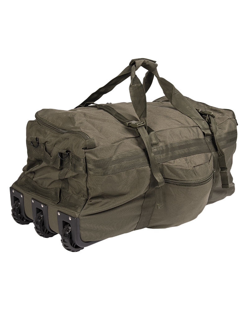 taška přepravní Combat Duffle s kolečky zelená 118L