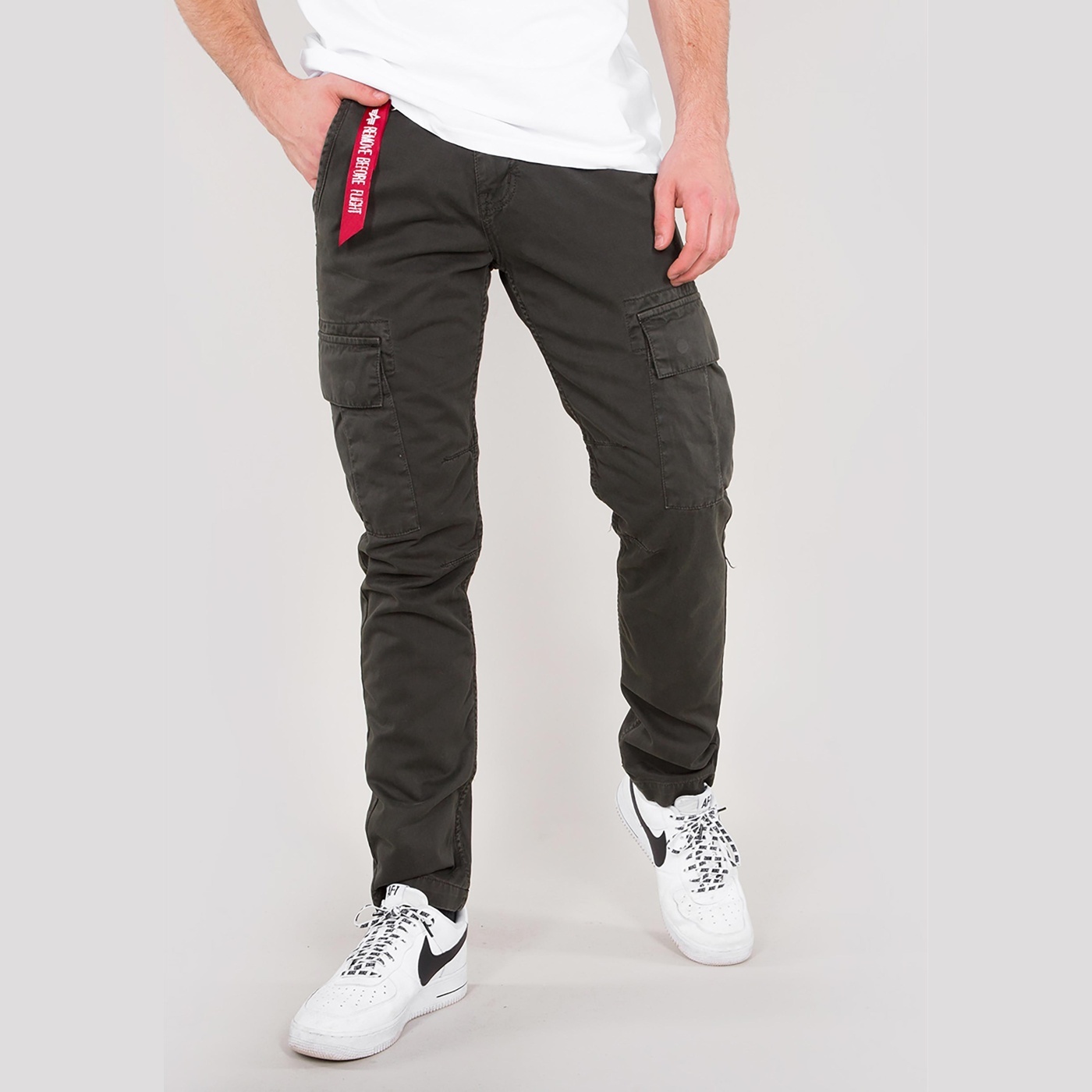 kalhoty AGENT PANT greyblack