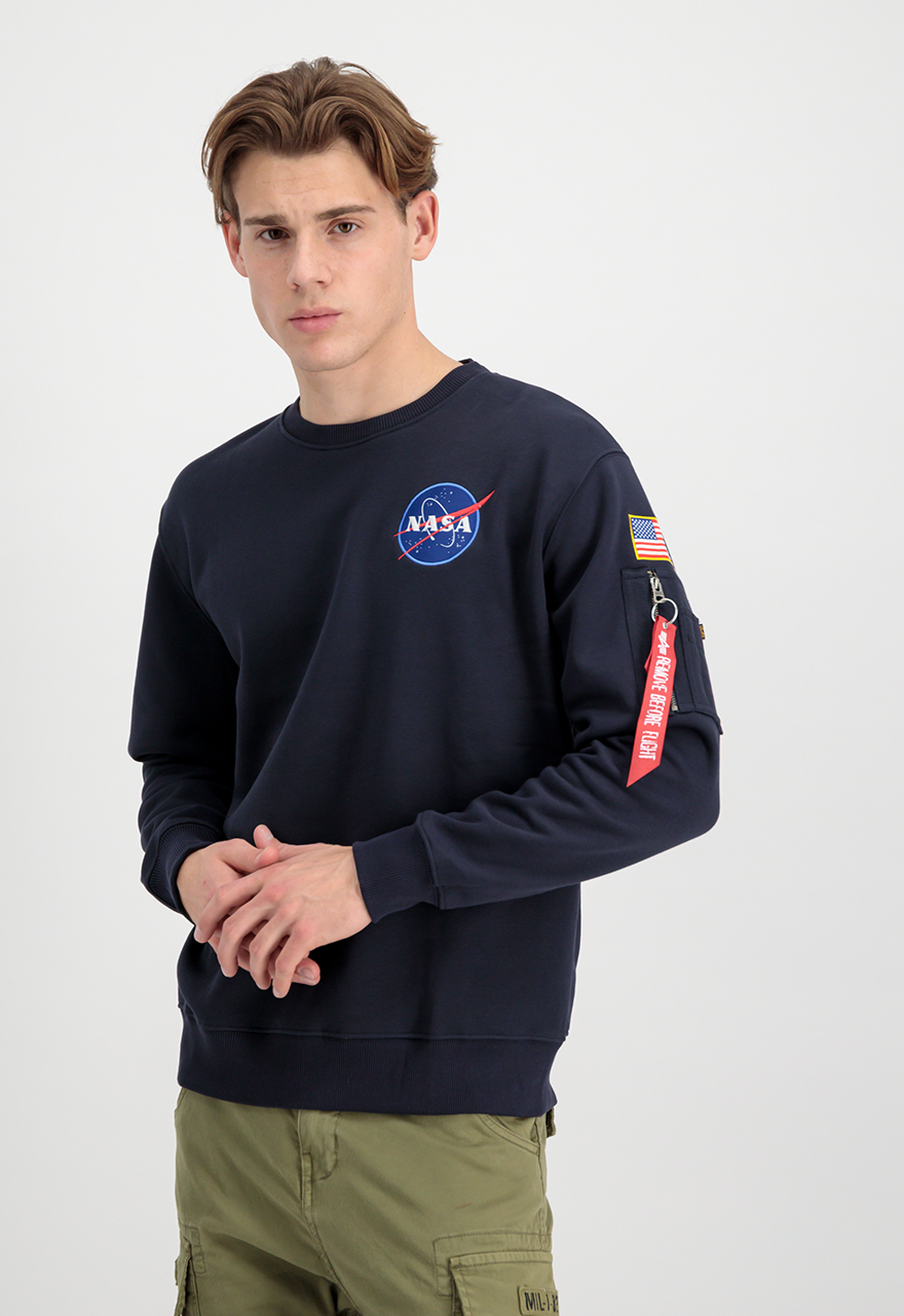 mikina SPACE SHUTTLE SWEATER rep.blue