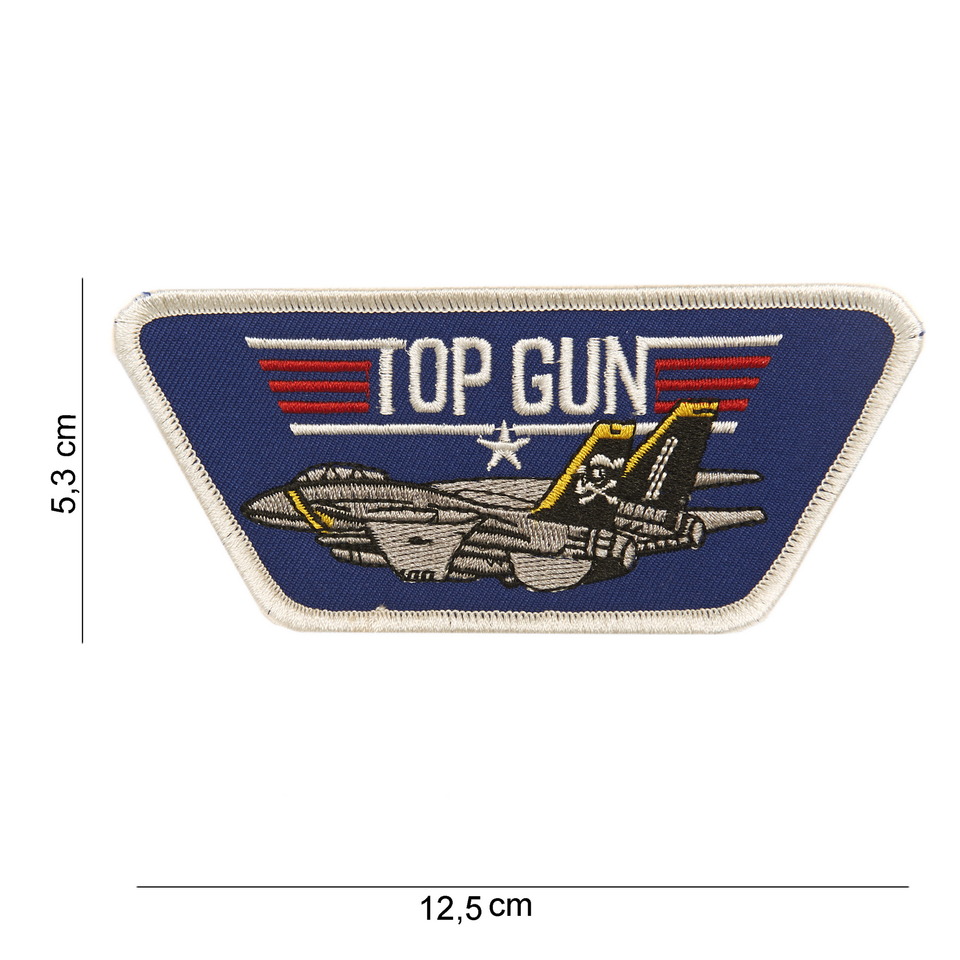 nášivka Top Gun se stíhačkou F-14 Tomcat