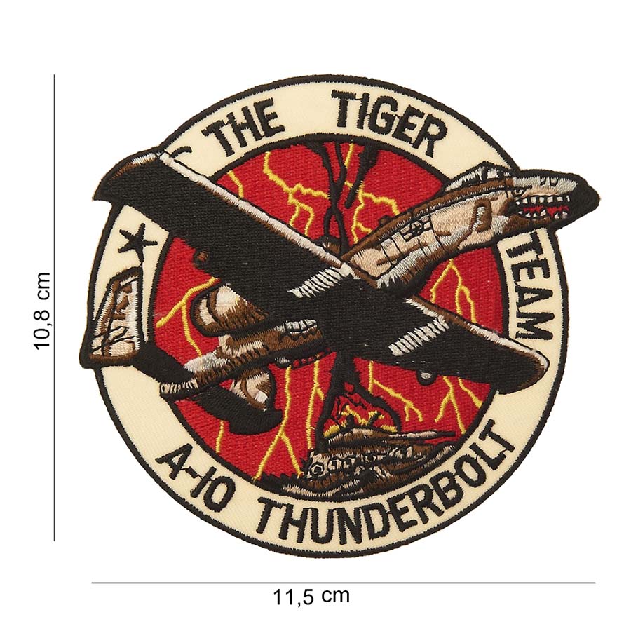nášivka The Tiger Team A-10 Thunderbolt