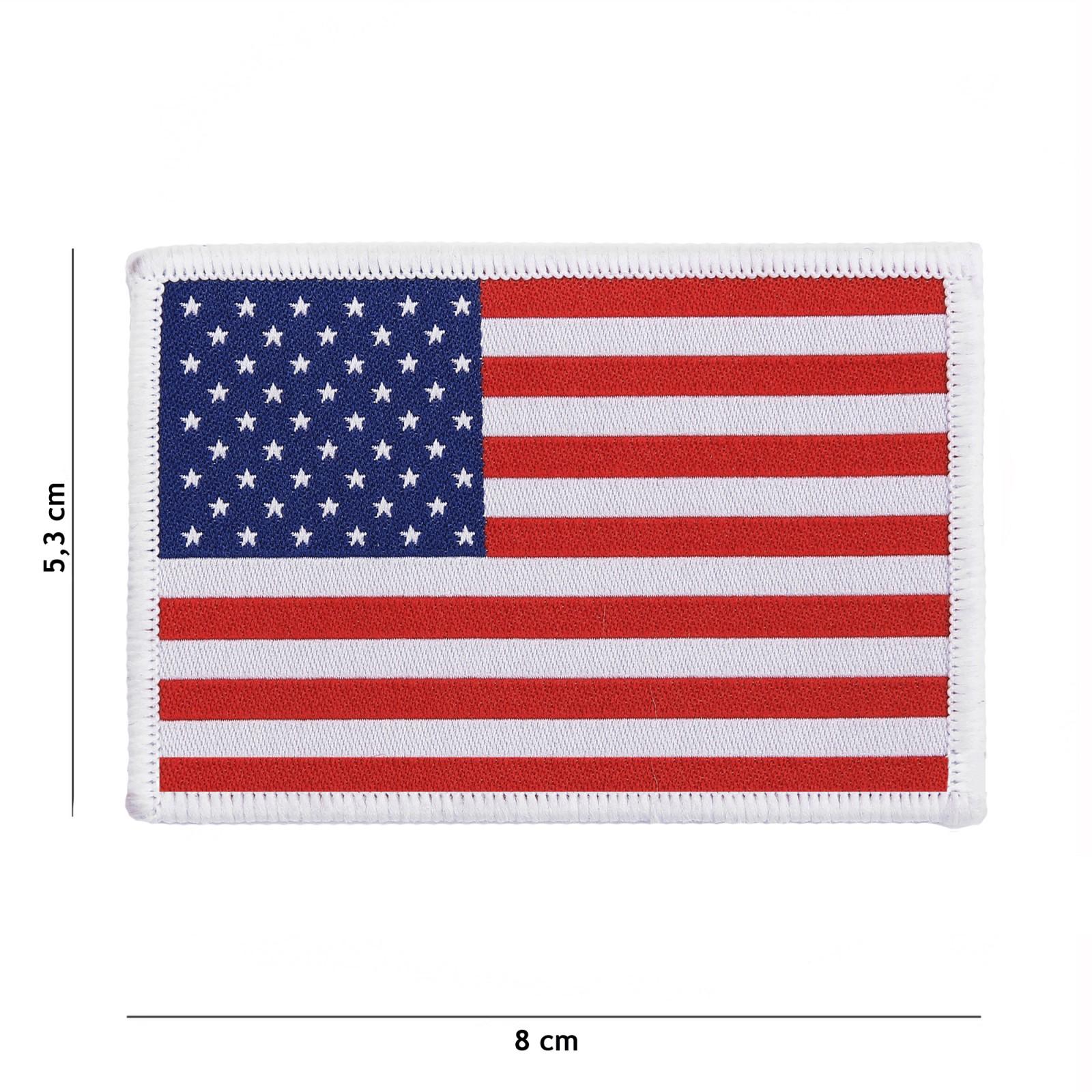 nášivka USA FLAG fine woven barevná