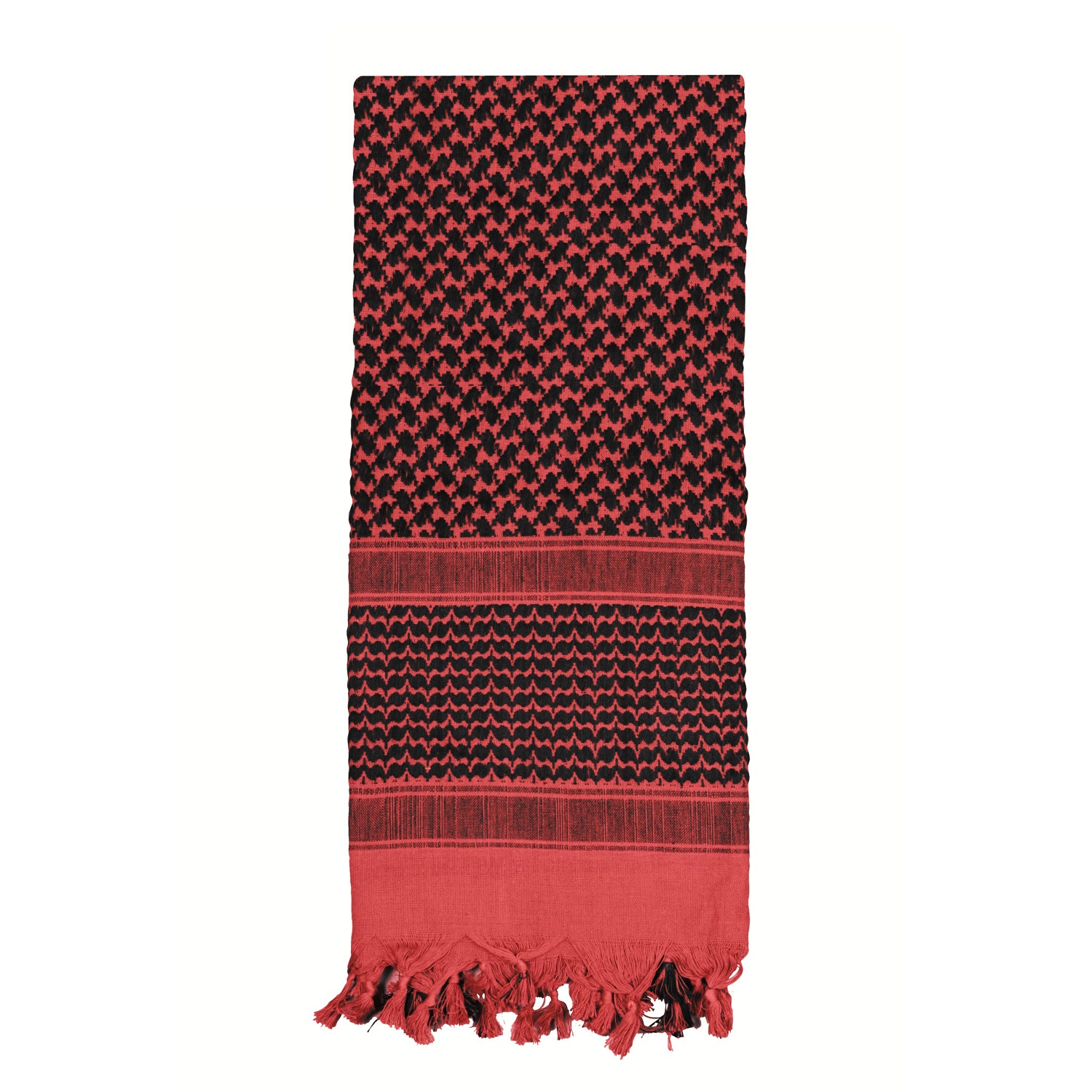 šátek Shemagh odlehčený červeno-černý