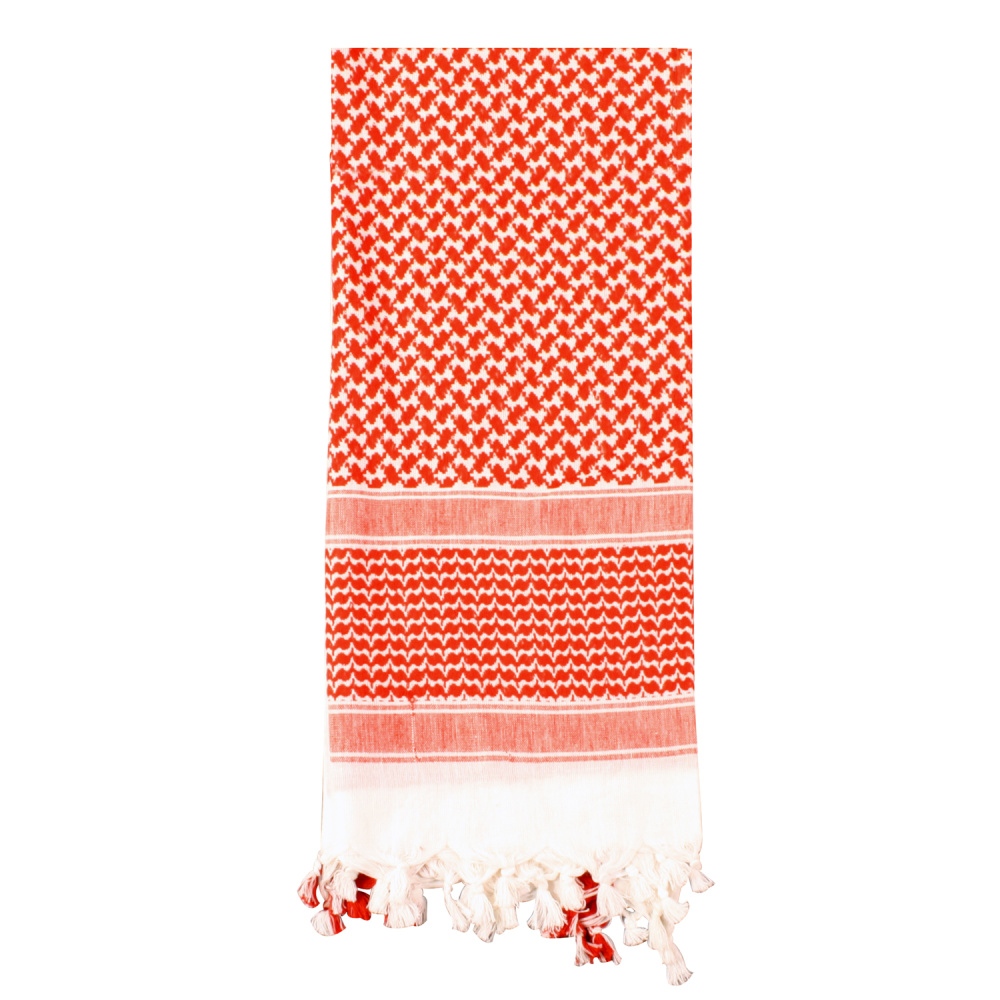šátek Shemagh odlehčený červeno-bílý