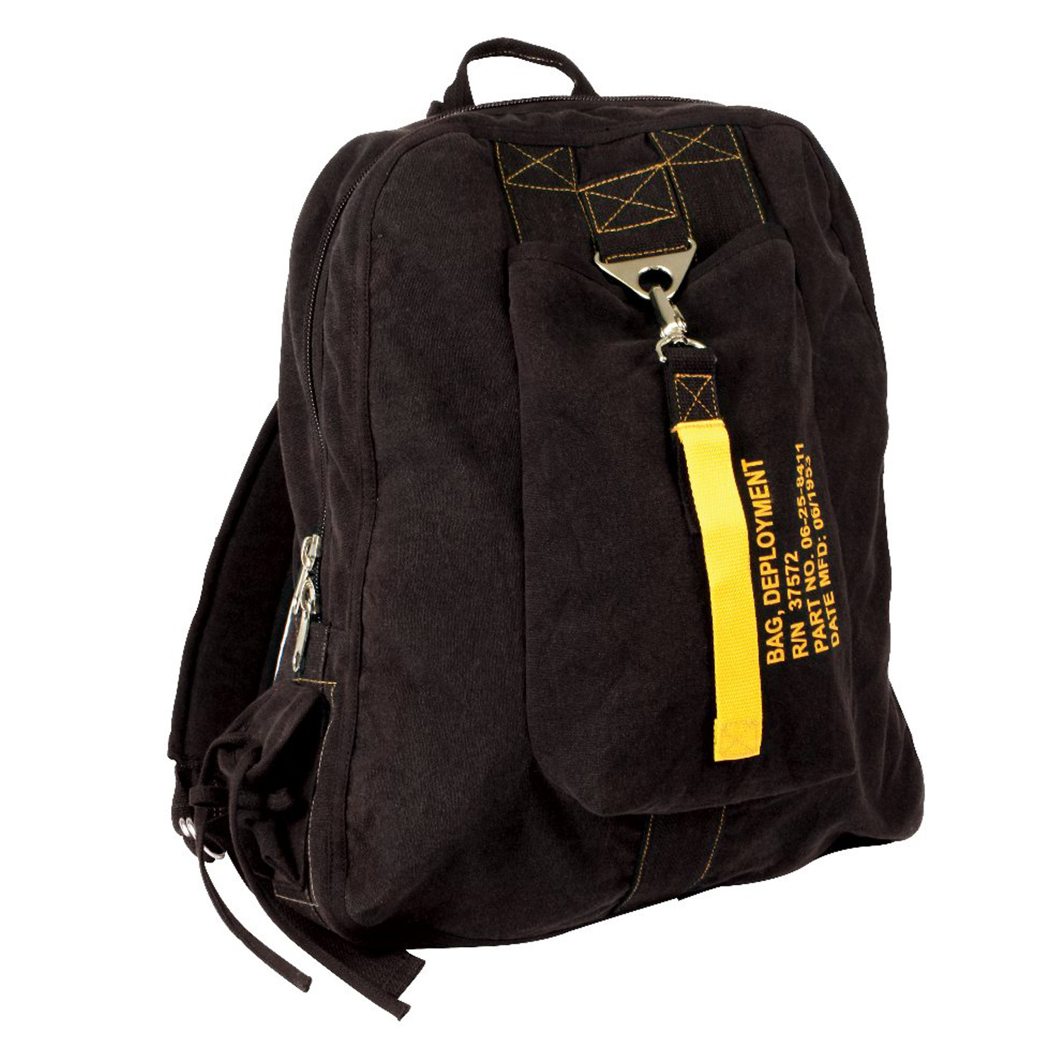 batoh v leteckém stylu Vintage Flight Bag černý 25L