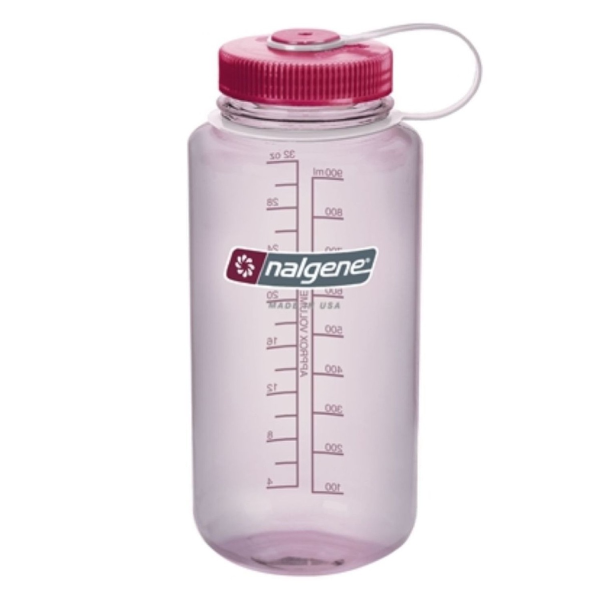láhev Wide-Mouth 1000 mL Clear Pink
