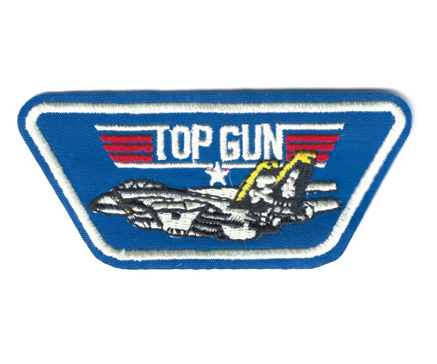 nášivka Top Gun se stíhačkou F-14 Tomcat 9x4cm iron-on