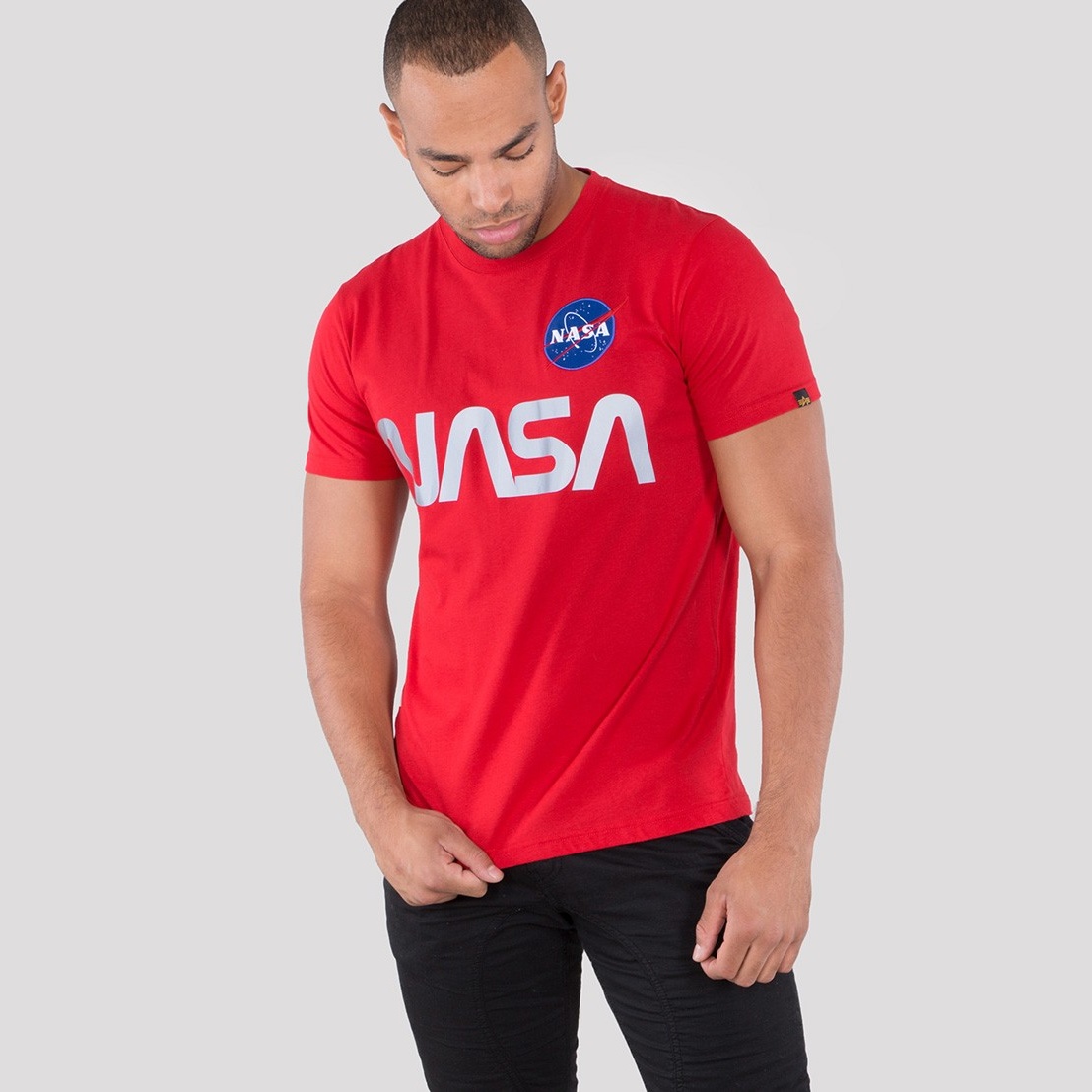 tričko NASA REFLECTIVE T speed red
